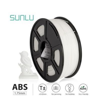 Filamento 3D Sunlu ABS 0,5Kg Branco